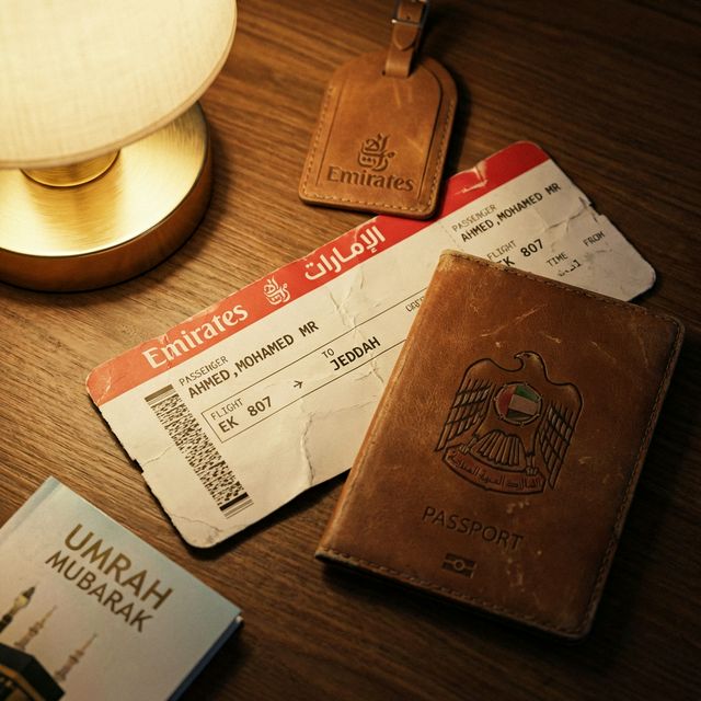 Best value VIP Umrah packages including Emirates Airlines flights and travel documents
